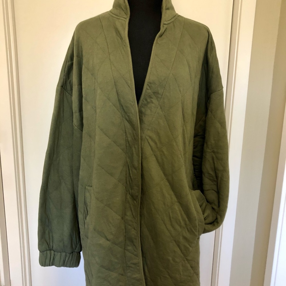 Target Universal Thread Cotton Quilted Jacket Sz 1X $20